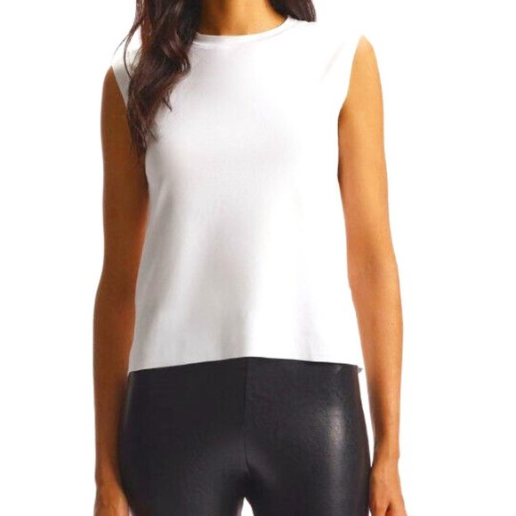 Commando | Tops | Commando Essential Cotton Muscle Tee White Tee1 ...